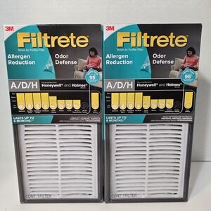 3M Filtrete Room Air Purifier Filter A/D/H Allergen Reduction Odor Defense lot 2